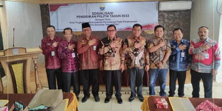 Buka Sosialisasi Pendidikan Politik, Wako Ahmadi : Etika Politik Harus Dikedepankan