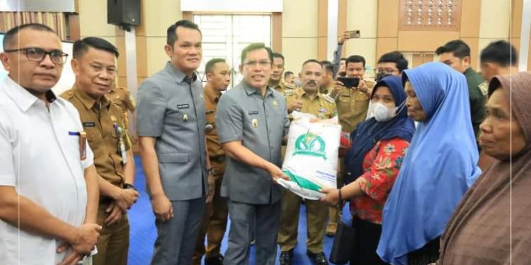 Pemkot Laucing Penyaluran Bantuan Pangan Beras Tahap II 2023