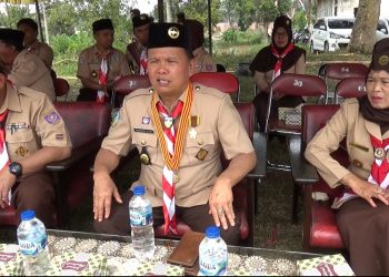 Hari Jadi Pramuka -62, Kec. Danau Kerinci Gelar Persami
