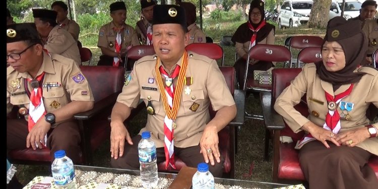 Hari Jadi Pramuka -62, Kec. Danau Kerinci Gelar Persami