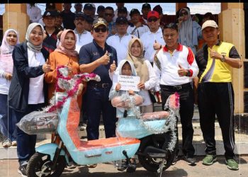 Semarak HUT Ke 15, Pemkot Sungai Penuh Gelar Senam Bersama dan Jalan Santai
