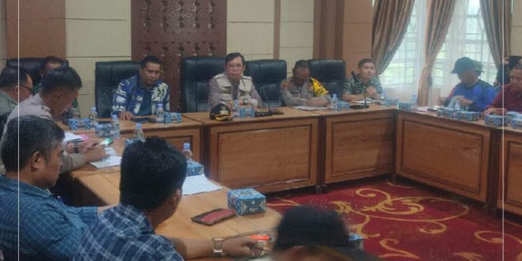 Wako Ahmadi Pimpin Rakor dan Evaluasi Tanggap Darurat Banjir Kota Sungai Penuh