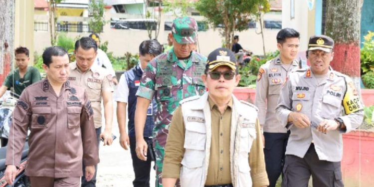 Wako Ahmadi Tinjau Pelaksanaan Pemilu Serentak 2024