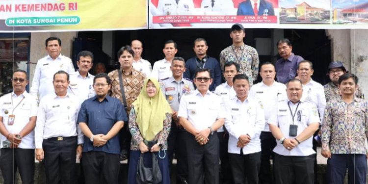 Bersama Kementerian PUPR, Wako Ahmadi Tinjau Lokasi Pembangunan Pasar Rakyat