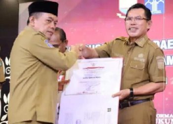 Wako Ahmadi Terima Penghargaan Kab/Kota Peduli HAM