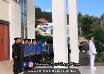 Ketua DPRD Kota Sungai Penuh, Lendra Wijaya, SE menghadiri Upacara Peringatan Hari Otonomi Daerah ke 28