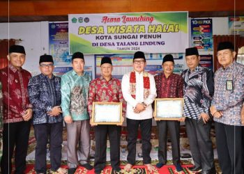 Wako Ahmadi Lounching Desa Wisata Halal Talang Lindung