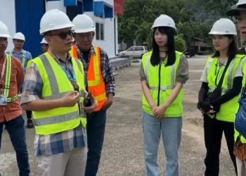 Mahasiswa Jepang Kunjungi Instalasi Pengolahan Air Palukahan Perumda AM Padang