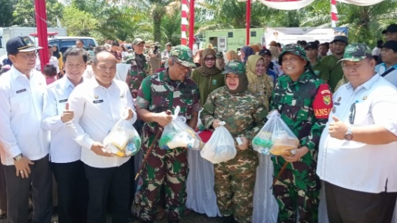 Wakil Bupati Muara Enim Resmi Buka TMMD Ke-126 Kodim 0404/Muara Enim