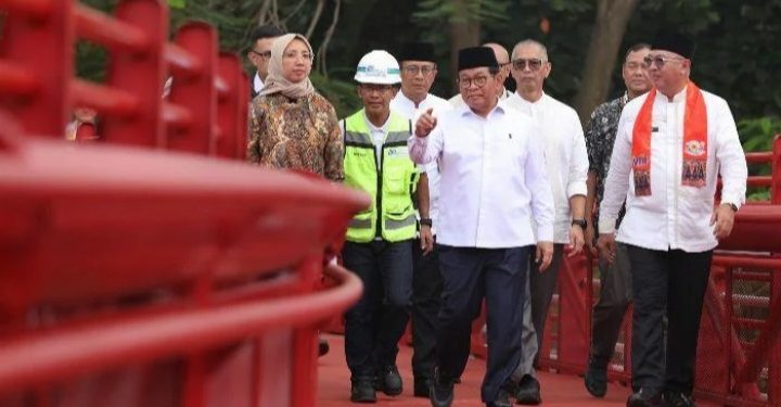 Gubernur DKI Jakarta Tinjau Progres Taman Bendera Pusaka