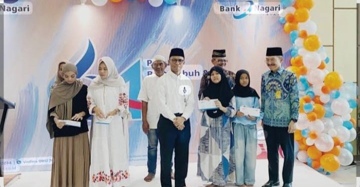 Bank Nagari Santuni Anak Yatim dan Perkuat Dukungan UMKM Pada Peringatan HUT Ke-64
